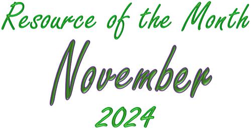 Nov 2024 Resource of the Month